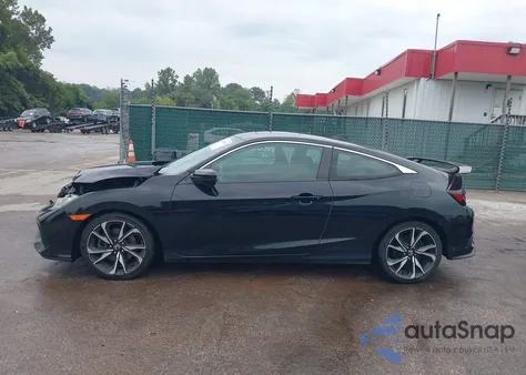 2017 Honda Civic Si из США, поврежденный, VIN 2HGFC3A55HH752136